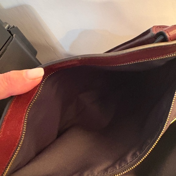 Coach Burgundy Satchel - Picture 6 of 11